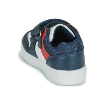 GEOX  B ECLYPER ΠΑΙΔΙΚΑ SNEAKERS ΑΝΑΤΟΜΙΚΑ ΜΕ ΣΚΡΑΤΣ ΠΟΛΥΧΡΩΜΑ B565LA000BCC4211 